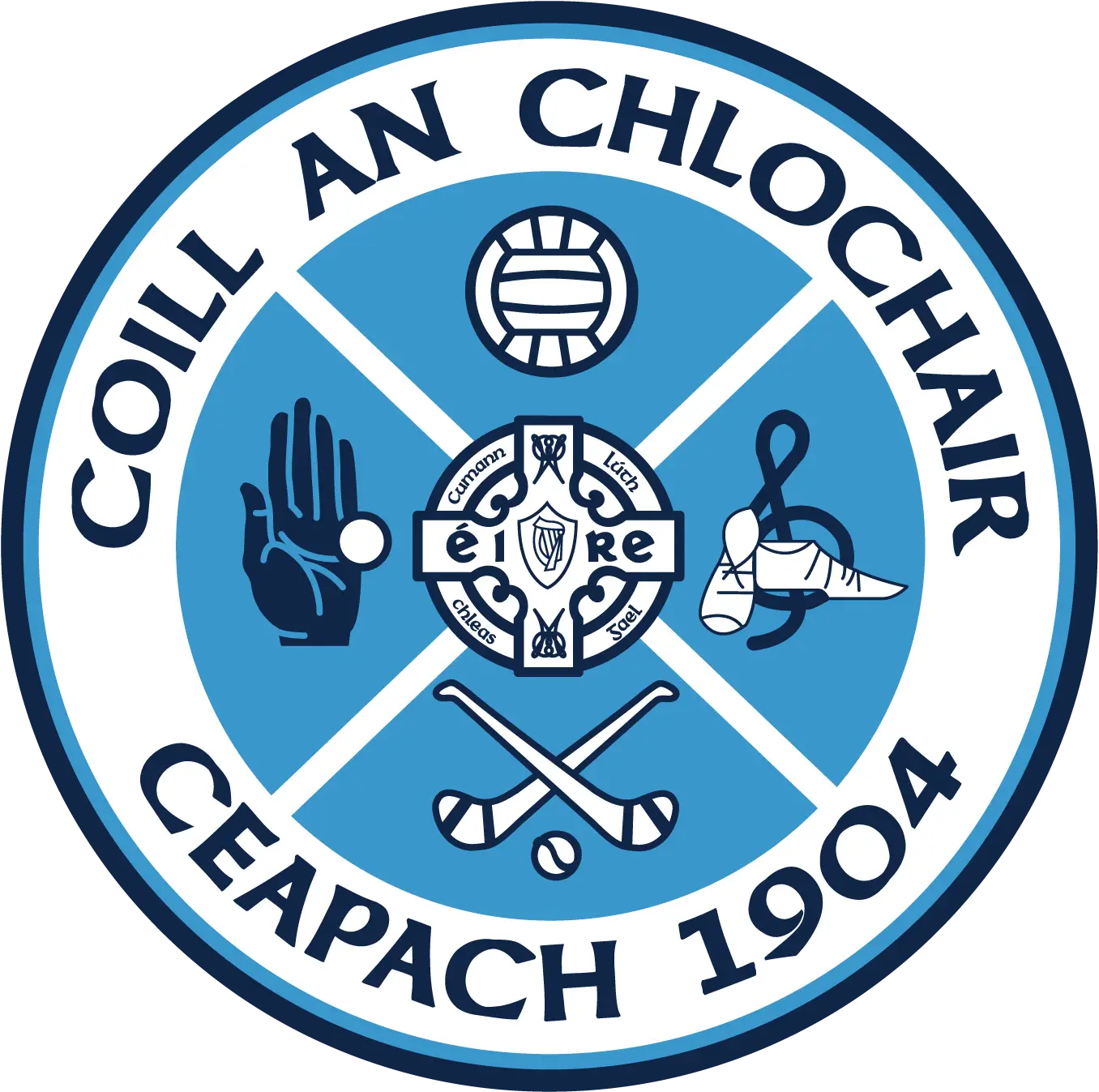 Coill an Chlochair Naomh Mhuire crest